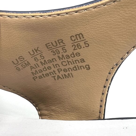 Naturalizer Womens 9.5 Navy Blue Sparkly Strappy Dress Sandals Heels Shoes - Picture 14 of 14